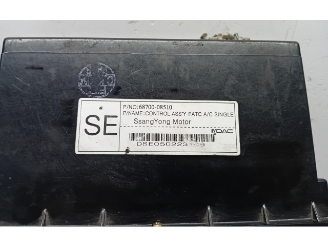 Блок управления климат-контролем 6870008510, 6870008510 SsangYong Rexton