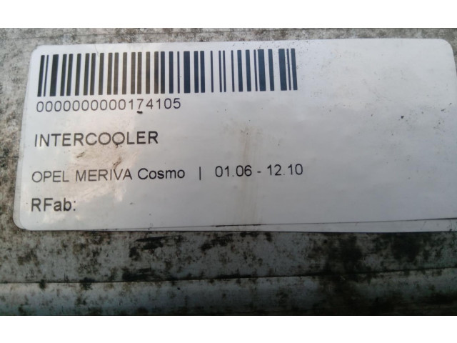 Интеркулер 52429458 Opel Meriva A