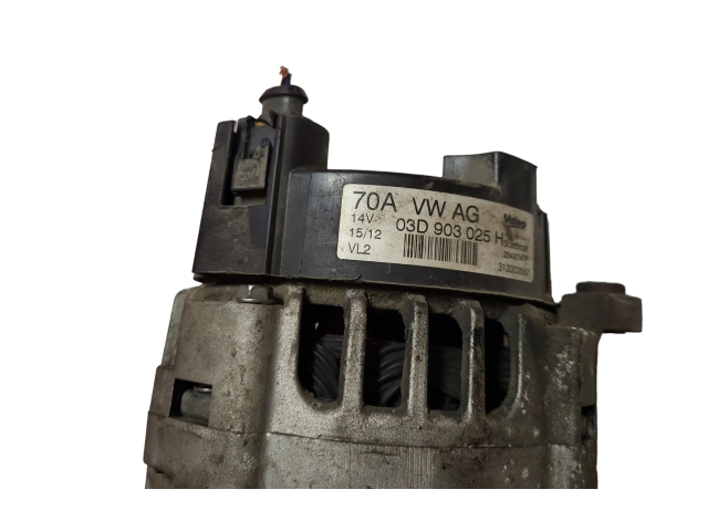 Генератор 03D903025H Skoda Fabia Mk2 (5J) для двигателя CGPB