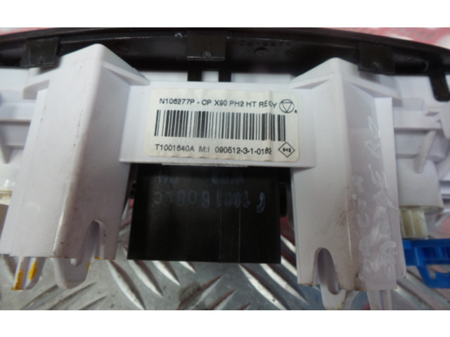 Блок управления климат-контролем N106277P, T1001640A Dacia Sandero