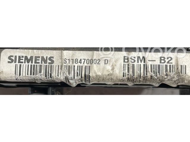 Pojistková skříňka Řídící jednotka BSM S118470002D, S118470002D   Citroen Berlingo 2002