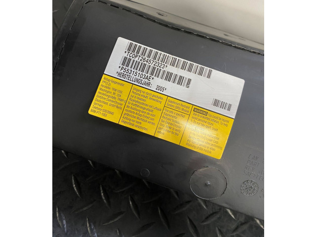 Подушка безопасности пассажира P55315103AE, TCQPT264572323 Jeep Cherokee III KJ