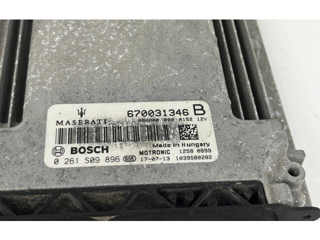 Блок управления двигателя 670031346B Maserati Ghibli