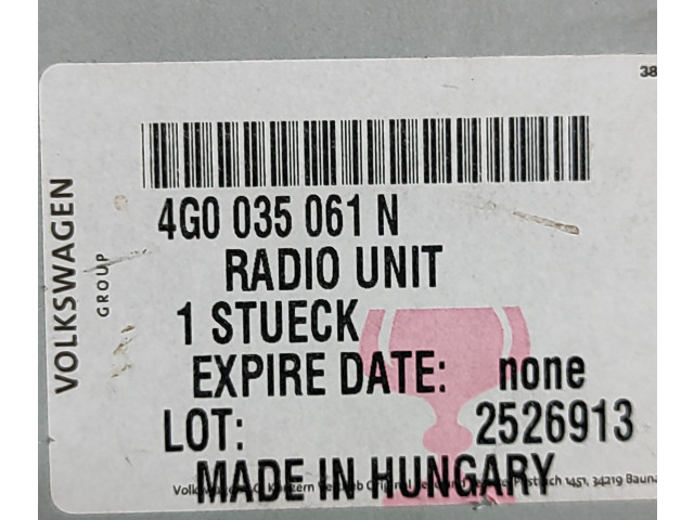Vstřikovač 4G0035061N, 4G0035061 Volkswagen Touareg II CVVA