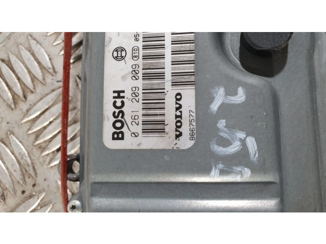 Блок управления двигателя 8667577, 0261209009 Volvo V50