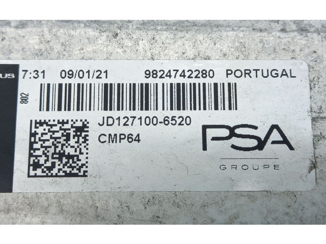 Интеркулер 9824742280 Peugeot 2008 II