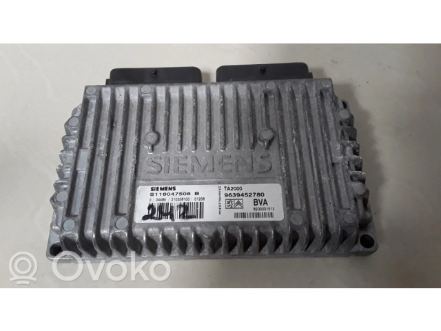 Блок управления коробкой передач S118047508B, 9639452780 Citroen C5