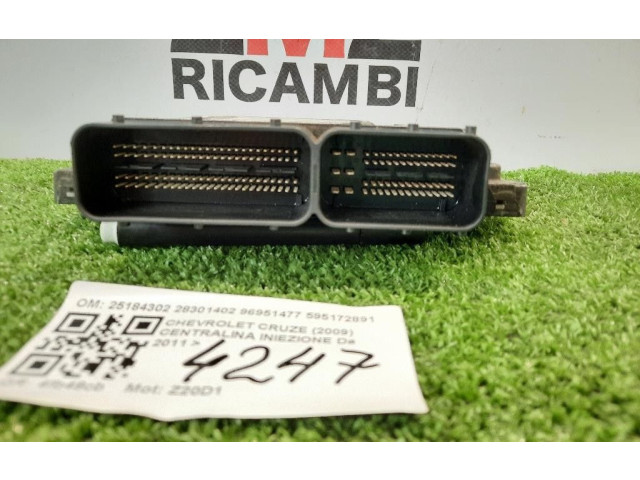 Блок управления впрыском    Chevrolet Cruze