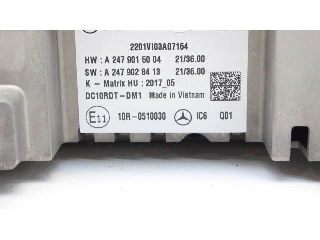 Панель приборов A2479001617   Mercedes-Benz EQC       