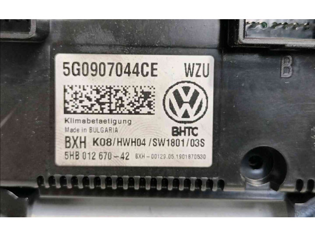 Блок управления климат-контролем 5G0907044CEWZU   Volkswagen Golf VII