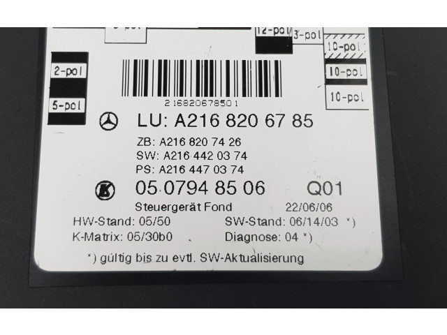 Блок комфорта    Mercedes-Benz CL C216   