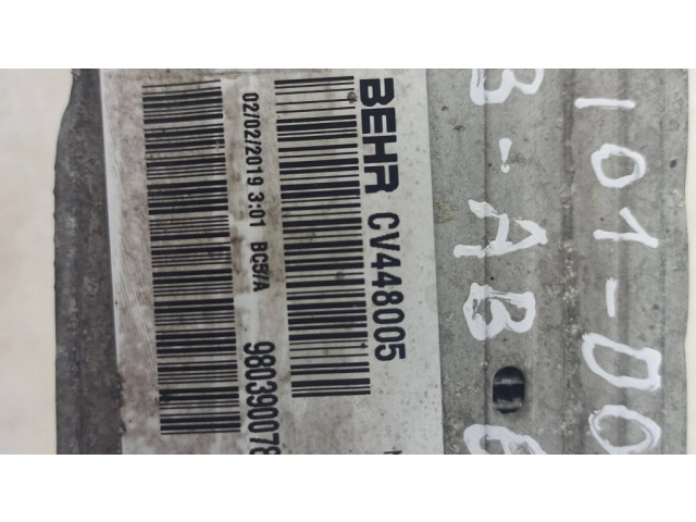 Интеркулер 9803900780, CV448005 Citroen C3 Aircross 1.2