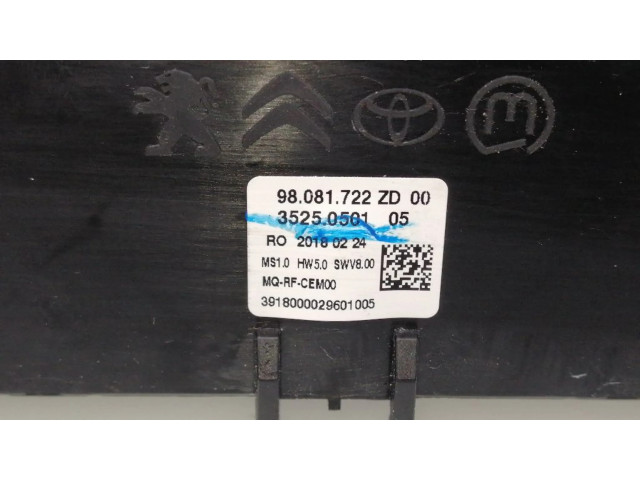 Блок управления климат-контролем 98081722ZD00, 98081722ZD   Citroen Jumpy