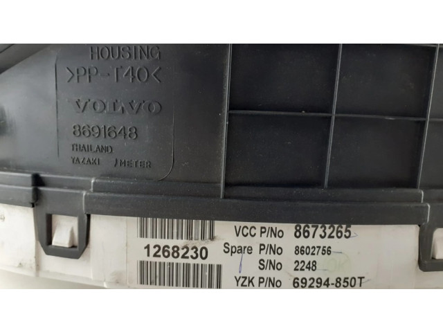 Панель приборов 8673265, 8602756 Volvo XC90