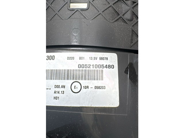 Панель приборов 00521005480, 00521005480   Fiat 500L       