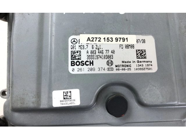 Řídící jednotka 0261209398, A2721535291 Mercedes-Benz GLK (X204) 2009