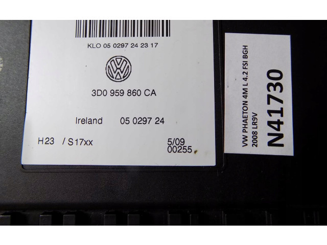 Блок комфорта 3D0959860CA Volkswagen Phaeton