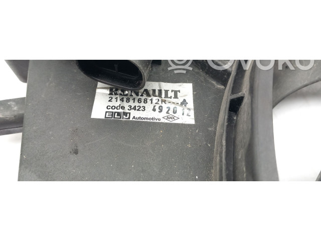 Вентилятор радиатора     8240636, 214816812R    Renault Clio IV 