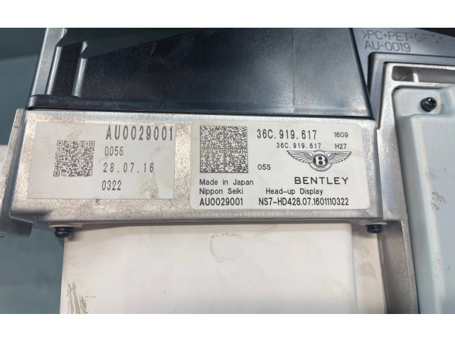 Дисплей    36C919617, AU0029001   Bentley Bentayga