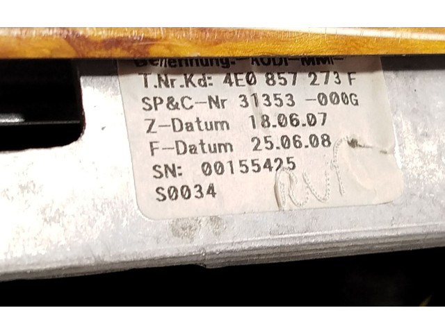 Дисплей    4E0857273F   Audi A8 S8 D3 4E