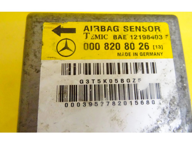 Блок подушек безопасности 0008208026   Mercedes-Benz C W202