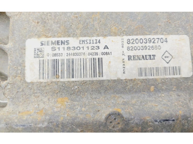 Рулевая рейка  Блок управления двигателем ECU 8200392704   Renault Clio II 2001 - 2005 года