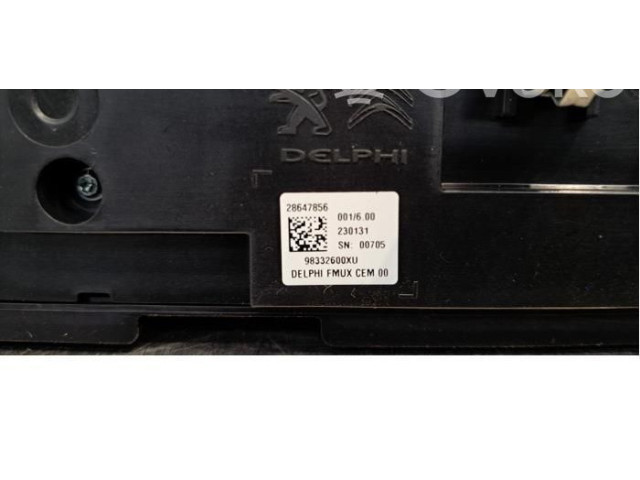 Блок управления климат-контролем 98332600XU   Citroen C5 Aircross