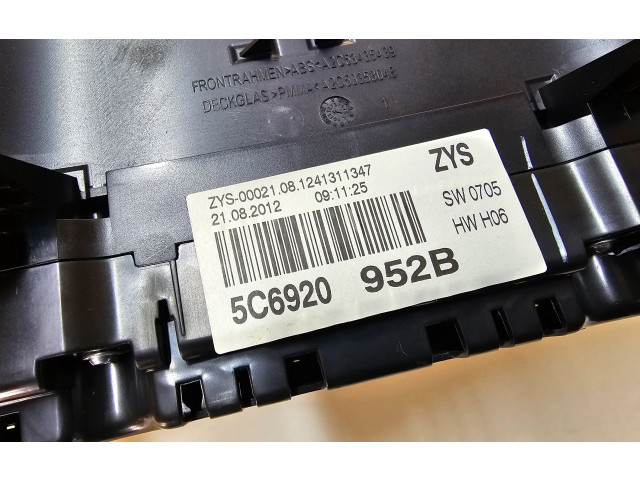 Панель приборов 5C6920952B Volkswagen Jetta VI