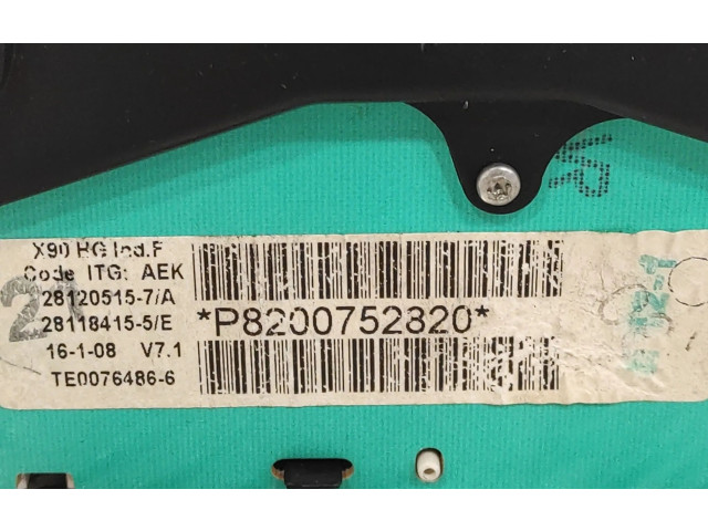 Панель приборов P8200752820, 8200752820   Dacia Logan Pick-Up       