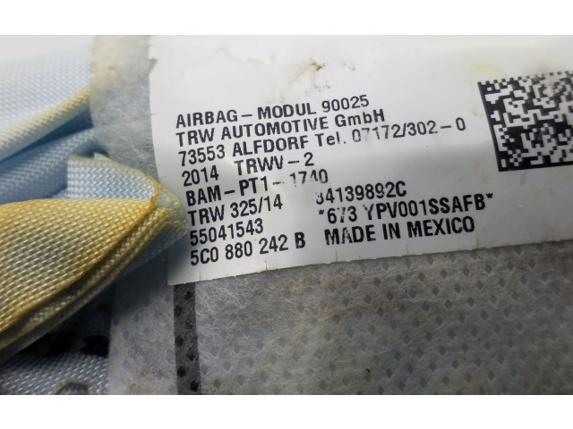 Подушка безопасности в сиденье 5C0880242B Volkswagen Jetta VI