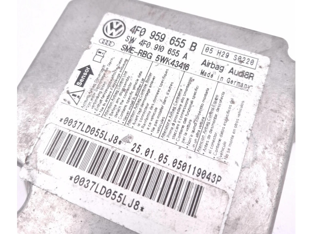 Блок подушек безопасности 4F0910655A, 4F0959655B   Audi A6 S6 C6 4F