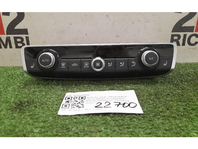 Блок управления климат-контролем 8V0820043D, 8V0820043D Audi A3 S3 8V