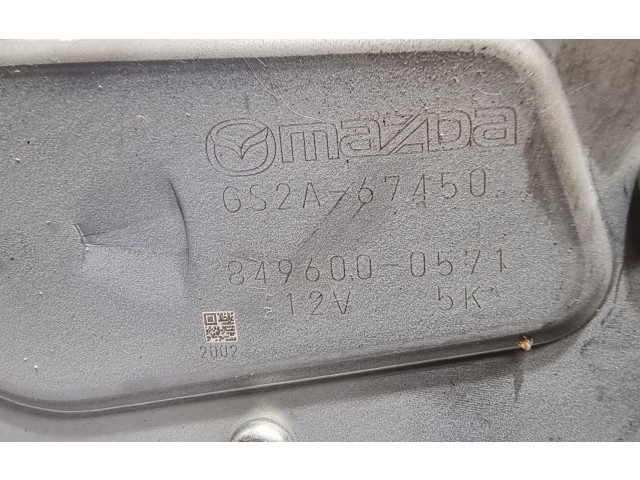 Моторчик заднего дворника GS2A67450, 8496000571 Mazda 6