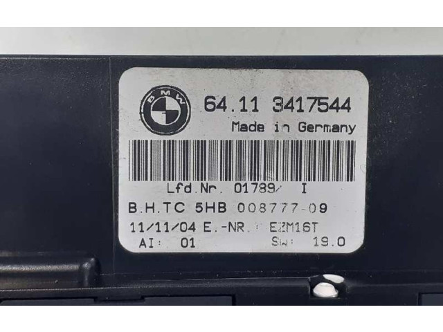 Блок управления климат-контролем 64113420905, 64113417544   BMW X3 E83