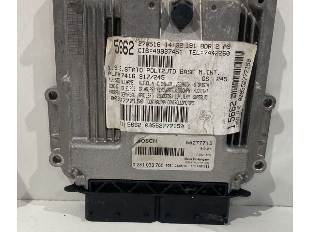 Řídící jednotka Alfa Romeo Giulietta 2016