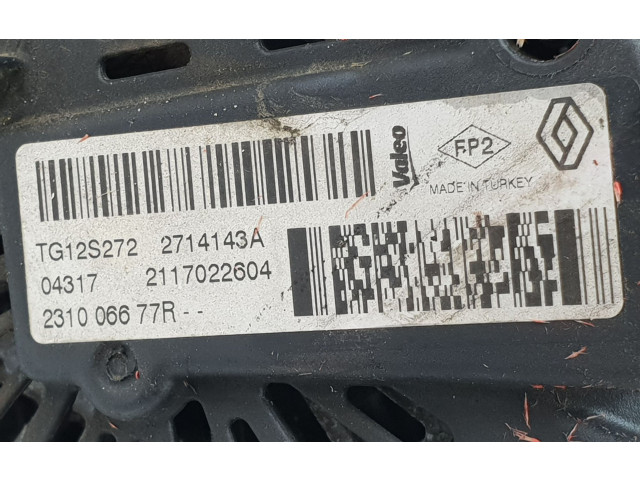 Генератор 231006677R, 231006677R Dacia Duster