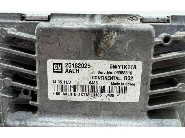 Блок управления двигателя 25182025, 25182025   Chevrolet Spark