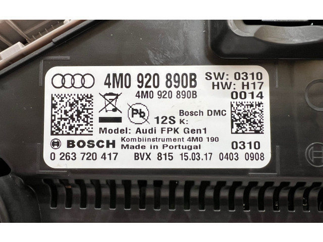 Přístrojová deska Audi Q7 4M 2017 4M0920890B