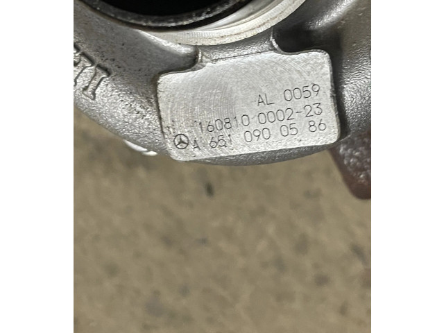Turbodmychadlo Турбина A6510900586 Mercedes-Benz GLA W156 OM 651.930