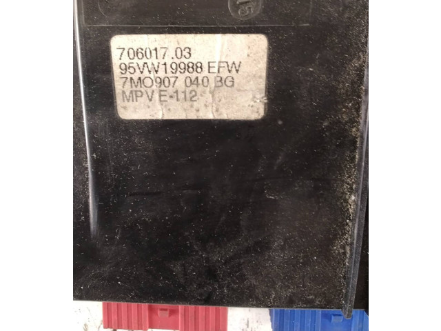 Блок управления климат-контролем 7M0907040BG, 70601703 Ford Galaxy