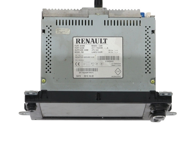 Радио/ проигрыватель CD/DVD / навигация 281156547R Renault Clio IV