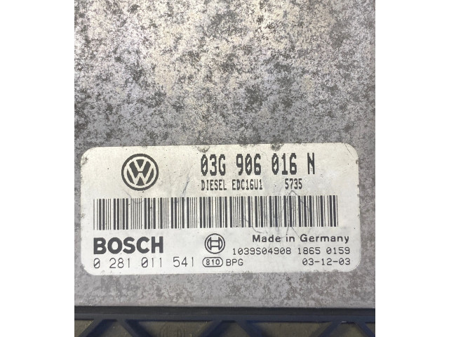 Řídící jednotka 03G906016N, 1039S04908 Volkswagen Caddy 2005