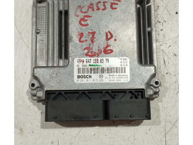Řídící jednotka 0281011013, 0281011013 Mercedes-Benz E W211 2006
