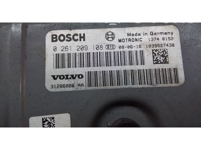 Блок управления двигателя 31286086, 0261209108 Volvo V70