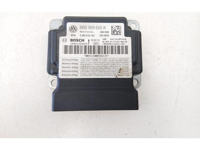 Блок подушек безопасности 6R0959655K, 0285010793 Skoda Fabia Mk2 (5J)