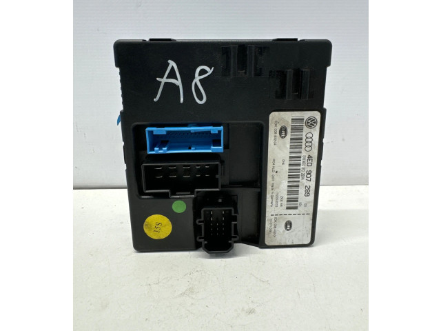 Zámek zadních dveří 4E0907289, 5DK00843204 Audi A8 S8 D3 4E 2003