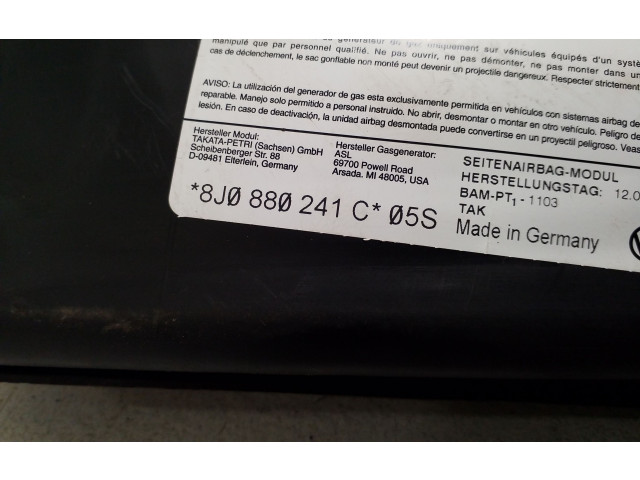 Подушка безопасности в сиденье 8J0880241C Audi TT TTS Mk2
