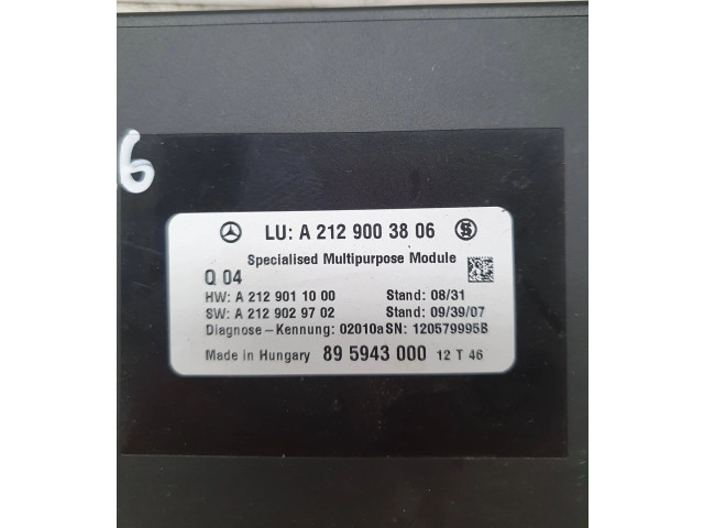 Блок комфорта A2129003806, A2129011000   Mercedes-Benz E W212   