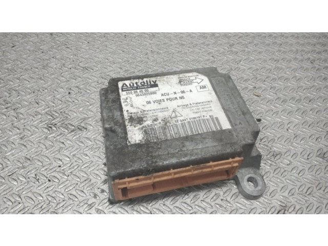 Блок подушек безопасности 9643825880, 550864500 Peugeot 306