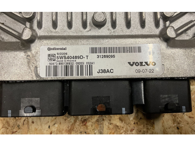 Блок управления двигателя 31269095, 5WS40489DT   Volvo V50